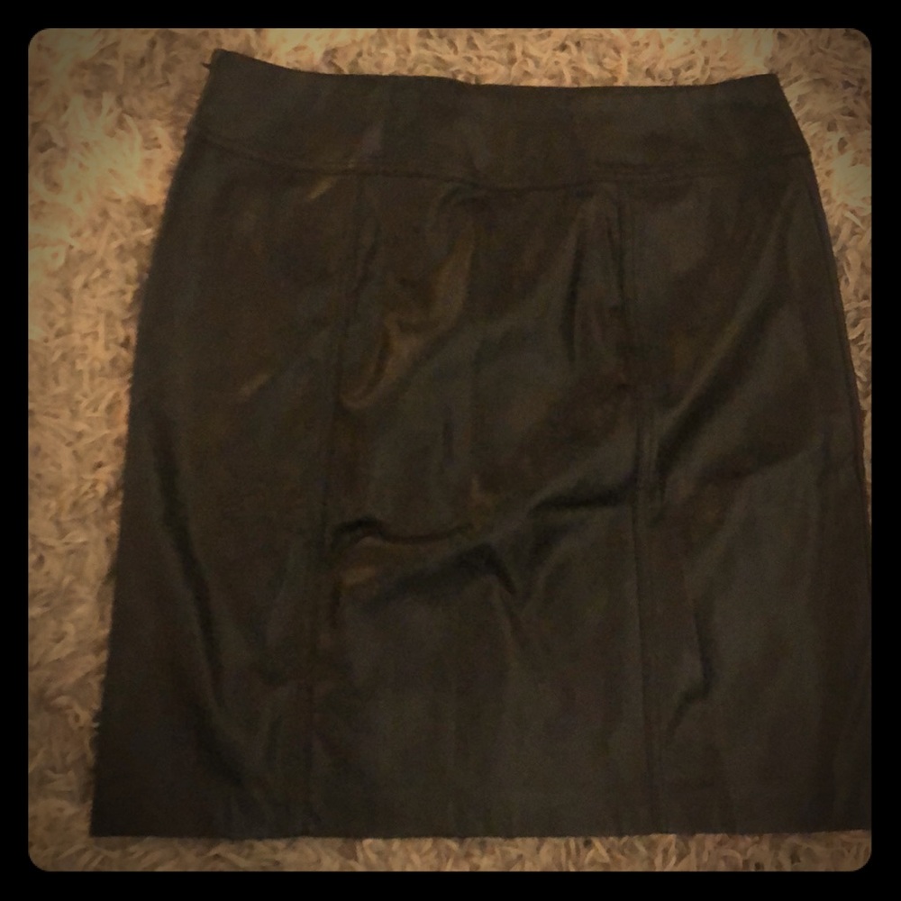 Leather skirt